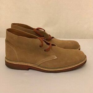 Hawkins 8.5-9.5 (42) Chukka Boots Men’s Suede Tan Khaki Leather Comfort Shoes